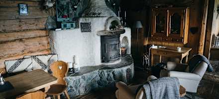 Stube im Berggasthaus Resterhöhe