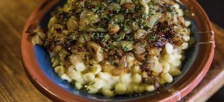 Kässpätzle auf der Alpe Gschwenderberg