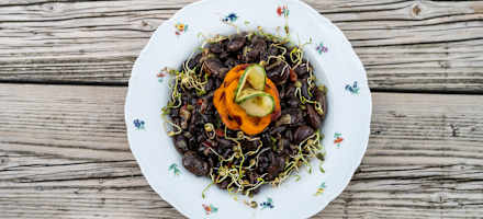 Essen auf der Voisthalerhütte