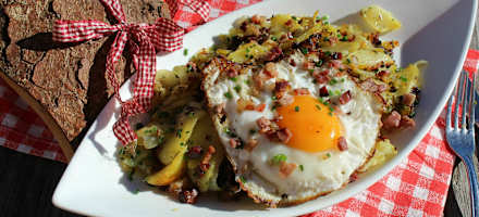 Kulinarisches auf der Bernhardseck Hütte