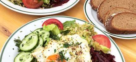 Die Bremer Huette ist für ihre großen Portionen bekannt.