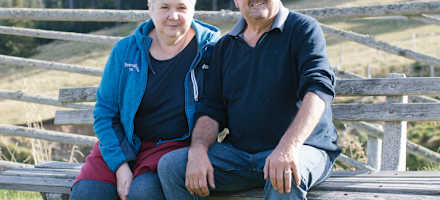 Die Hüttenwirte der Brendlhütte, Silvia und Karl Wildbacher