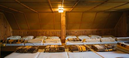 Das Bettenlager der Brendlhütte