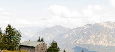 Die wunderschöne Lage der Brunnenkopfhäuser