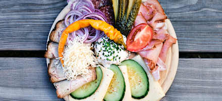 Brettljausen auf der Buchberghütte