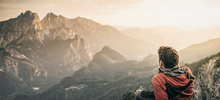 Einmaliger Ausblick vom Buchsteinhaus