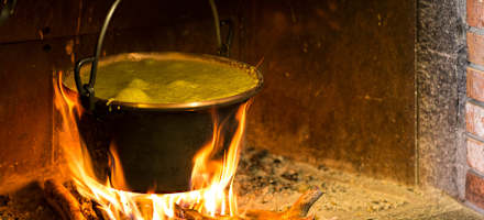 Polenta auf der Capanna Tamaro