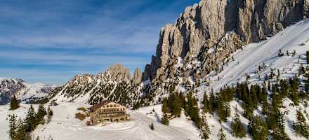 Blick auf das Chalet du Soldat