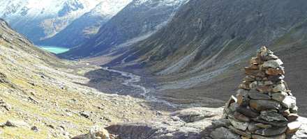 Ausblick von der Chelenalphütte