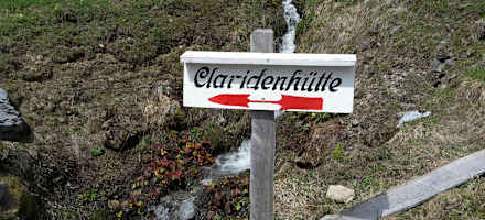 Zustieg zur Claridenhütte
