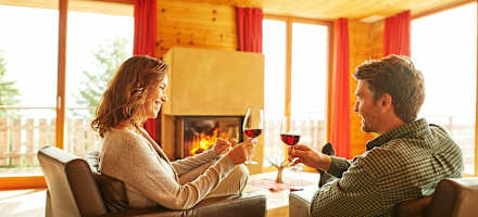 Gemütlicher Innenbereich im Sportheim Böck