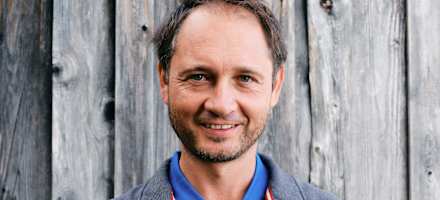 Der Hüttenwirt der Dachstein-Südwand-Hütte, Christian Schrempf 