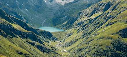 Auf dem Weg zur Darmstädter Hütte