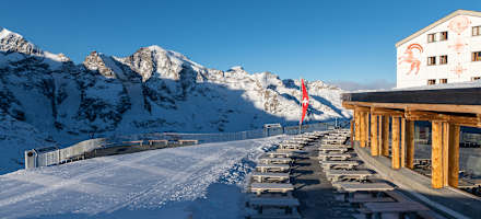 Das Berghaus Diavolezza liegt mitten in der Bernina-Gruppe.
