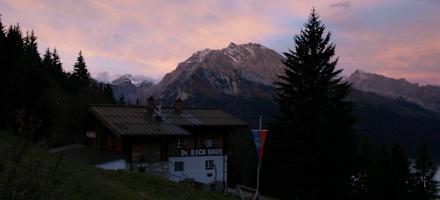 Früher Morgen am Dr. Hugo Beck Haus