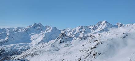 Blick in die Ötztaler Alpen von der Schutzhütte Schöne Aussicht