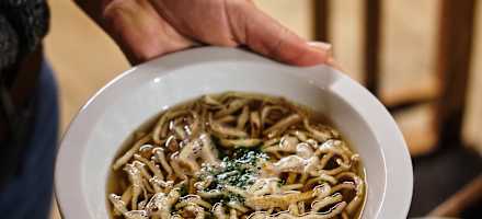 Frittatensuppe auf der Warnsdorfer Hütte