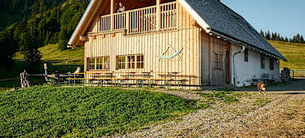 Sonnenterasse auf der Ebenforstalm