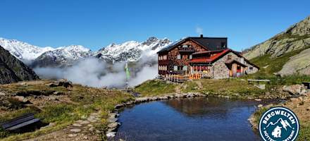 Die Edmund-Graf-Hütte in der Verwallgruppe