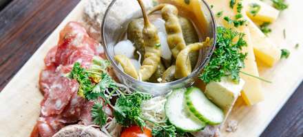 Brettljause auf der Egger Alm