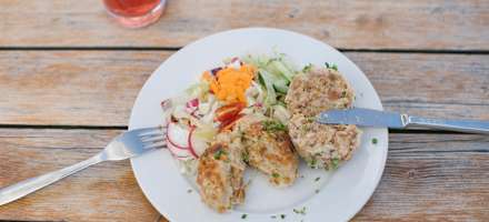 Knödel auf der Steinseehütte