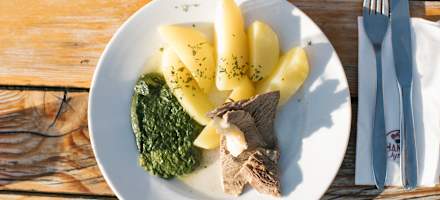 Essen auf der Steinseehütte