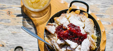 Kaiserschmarrn auf der Jamtalhütte