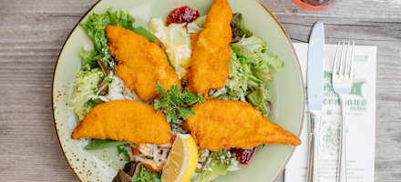 Gebackener Käse im Krimmler Tauernhaus