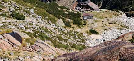 Blick auf die Sulzenauhütte
