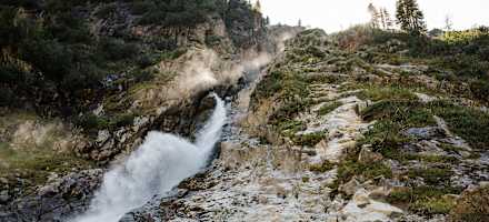 Wasserfall bei der Sulzenauhütte