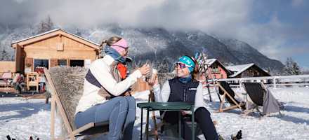 Einkehr bei der j'auszeit Hütte in der Leutasch