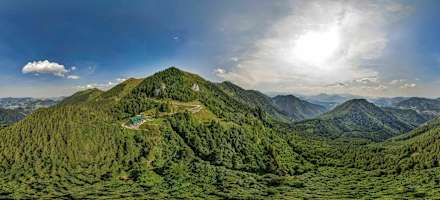 Ennser Hütte - Luftansicht Panorama