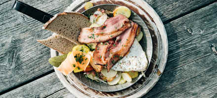 Hüttenpfanne – regionale Spezialitäten auf der Hütte