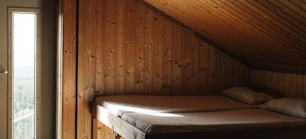 Bettenlager auf der Enzianhütte