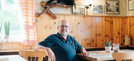 Georg Koch – Wirt und Pächter der Enzianhütte Rhön.