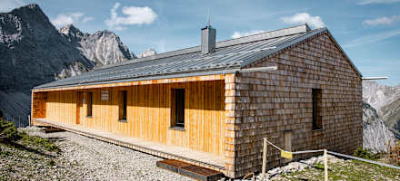 Der Anbau der Falkenhütte