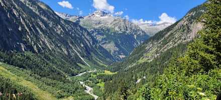 Blick talaufwärts - der Zemmgrund im Zillertal