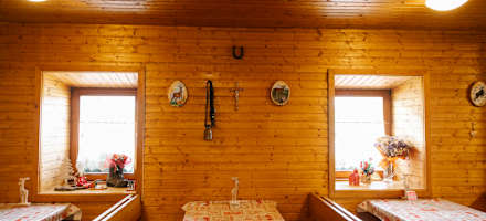 Die Gaststube der Feistritzer Alm