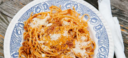 Spaghetti Bolognese auf der Feistritzer Alm