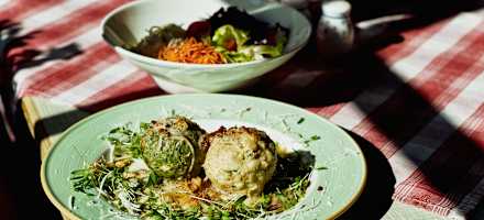Tiroler Knödel auf der Franz-Senn-Hütte 