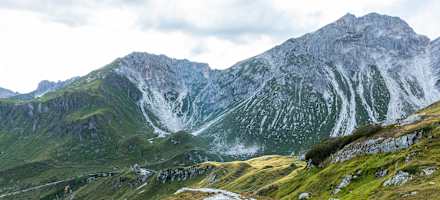 Das Panorama rund um die Franz-Fischer-Hütte