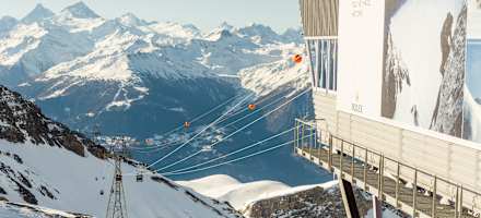 Bahn zur Cabane des Violettes