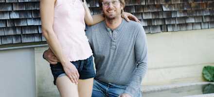 Die Wirte der Freiburger Hütte, Kathrin und Florian Mittermayr.