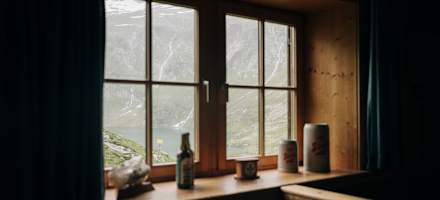 Ein Blick aus der Neuen Fürther Hütte