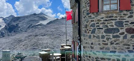 Blick von der Garibaldihütte Richtung Ortler