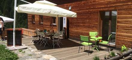 Terrasse Berggasthaus Heiligkreuz