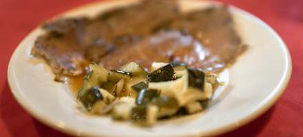 Speisen auf der Gianettihütte