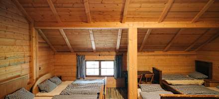 Bettenlager auf der Gindelalm