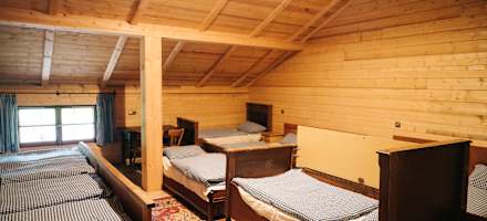 Bettenlager in der Gindelalm