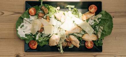 Ceasar Salad am Glocknerhaus.